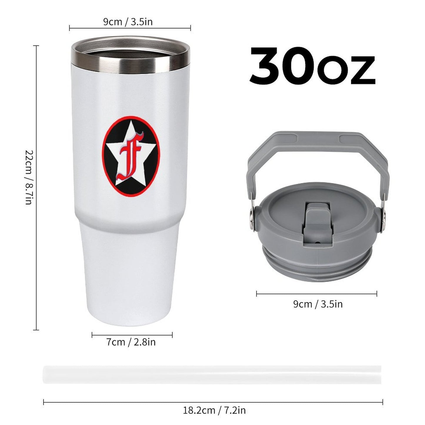 Tumbler with Top Handle
