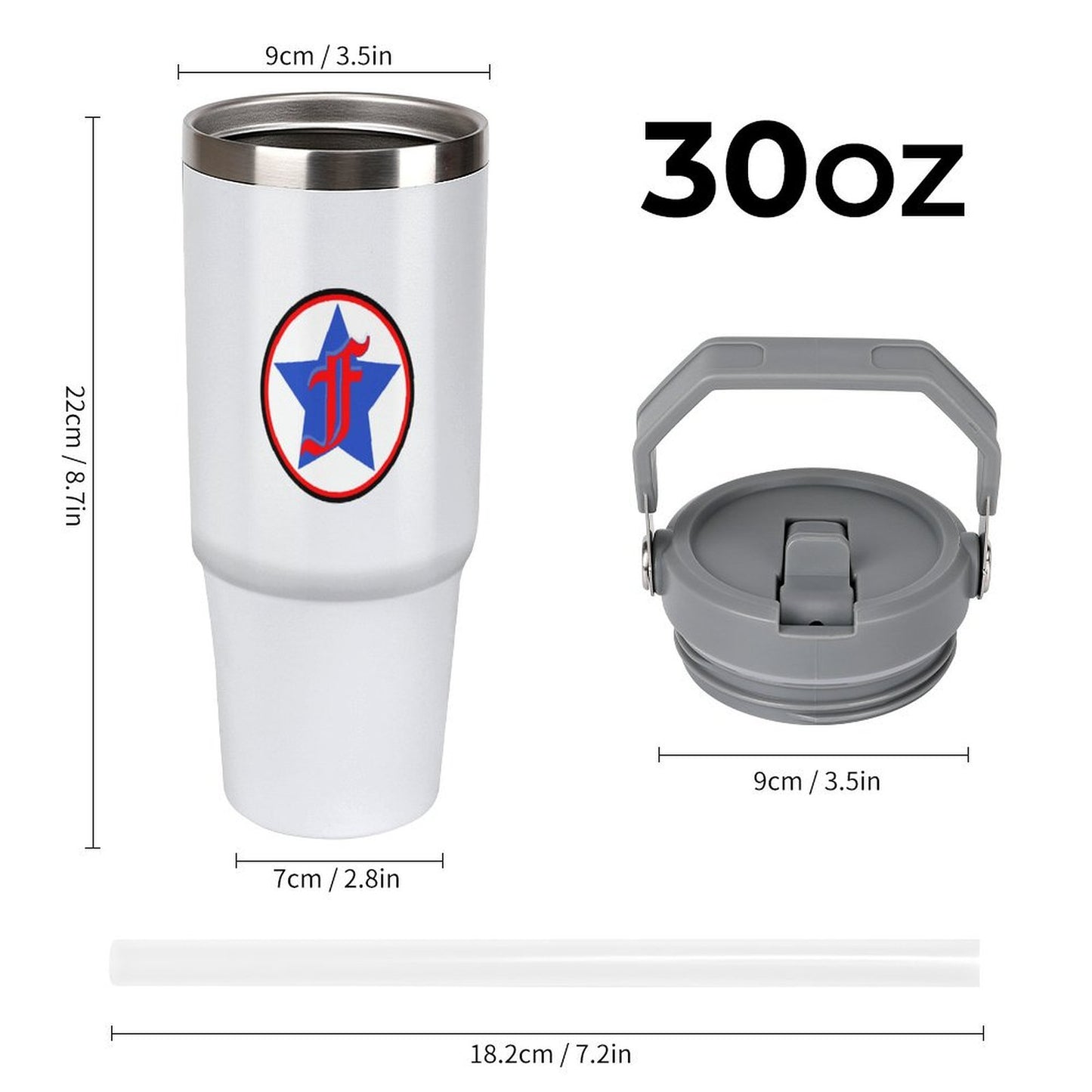 Tumbler with Top Handle
